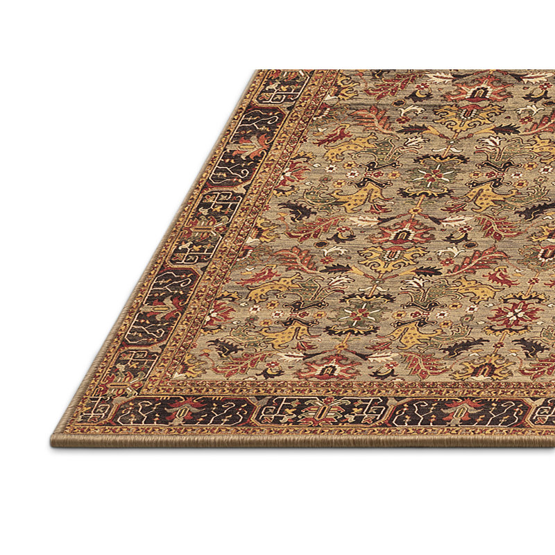 Tapis oriental brun Aurionna, Rectangle 5 pi x 8 pi