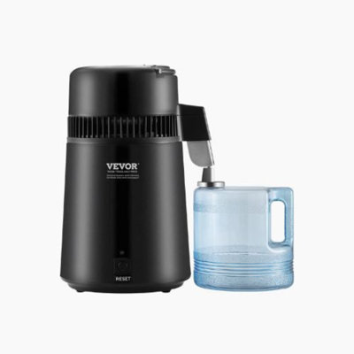 SucceBuy 4L Stainless Steel Countertop Water Distiller 750W Purifier