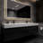 Albizu 84" Wall-Mounted Double Bathroom Vanity-69316051