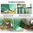 Lean-to Portable Greenhouse with Three-Tier Shelves, Steel Frame and Dual Roll-Up Doors-124833670