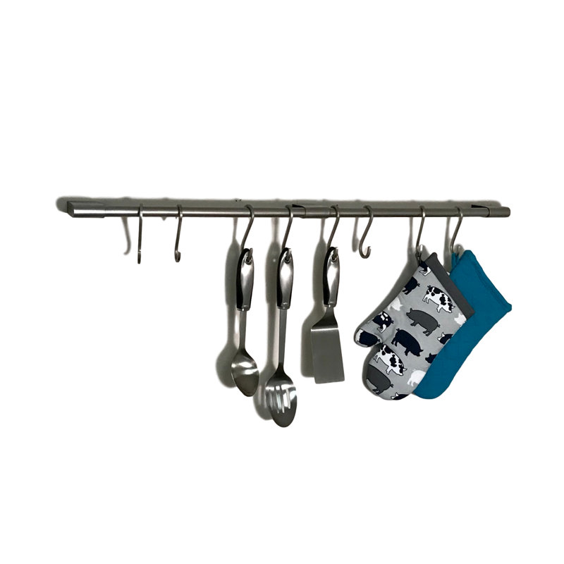 Barre à serviettes murale 36,25", Nickel brossé