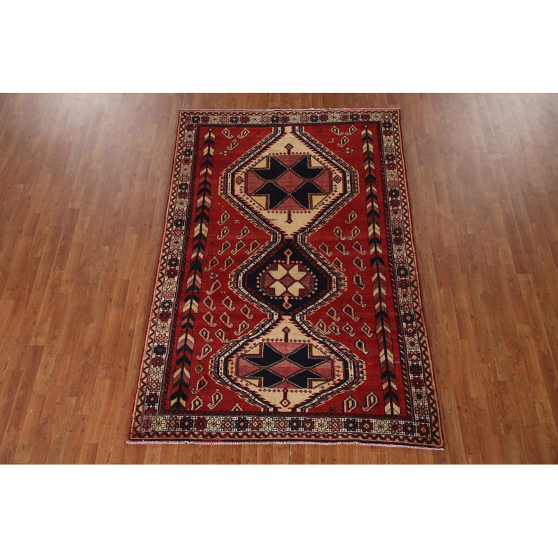 Tapis tribal en laine 5 x 8