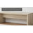 Mirella Faux Travertine Console Table In Travertine