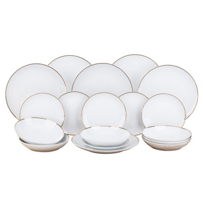 18pc 3mm Band Dinner Set