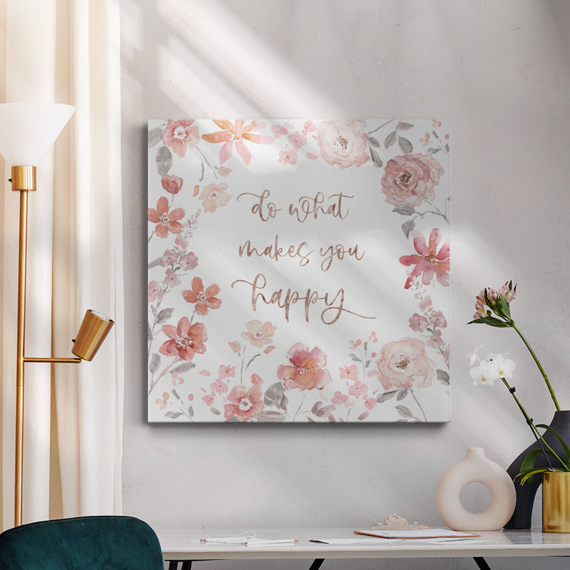 Mini corail exotique I (U) - Toile tendue avec châssis Premium - prête à être accrochée