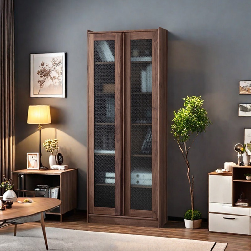 Pure solid wood bookcase