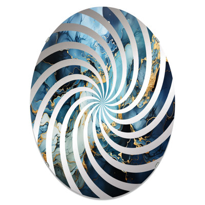 Miroir mural oval