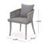 Chaise de patio en galets