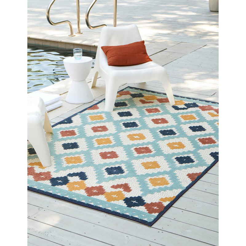 Tapis beige d'extérieur Askersund, Rectangle 7 pi 10 po x 10 pi