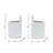 Decorative Pouch Bookends for Versatile Home Decor Accent - Modern Book Ends for Desk Organization and Bookshelf Styling - Set of 2", 6"-1417532381