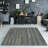 Sorbus Interlocking Floor Foam Mat in Gray Wood Print