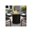 Foyer de table au gaz au propane 32 po, foyer rond en acier de 50 000 BTU pour la terrasse extérieure du jardin