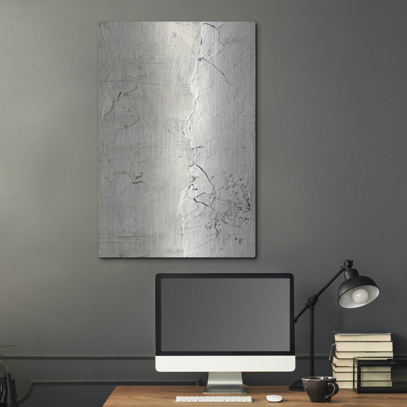  «White Surface» par Design Fabrikken, art mural en métal, H 36 po x l 24 po