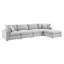 Canapé modulaire en velours 5 pièces Modway Commix-1767927909