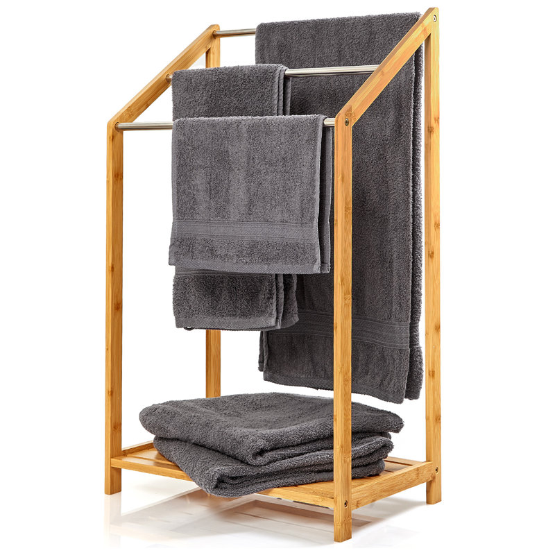 51 cm L 3 - Bar Freestanding Towel Stand