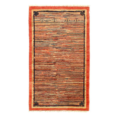 Fine Hand knotted Persian Gabbeh 3'X 5'
