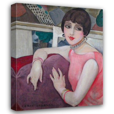 Astoria Grand Wegener, Gerda Gallery Wrapped Canvas Art Titled: Portrait of Lili Elbe 67525