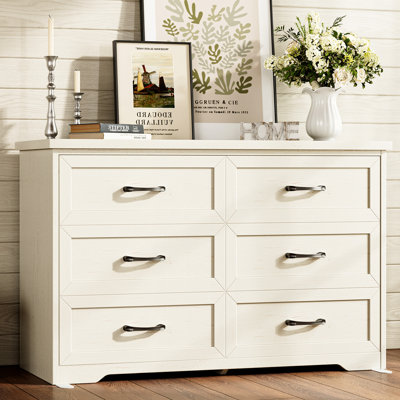 Ensemble de chambre à coucher 3 pièces Lancaster - Commode 7 tiroirs, commode 6 tiroirs et 2 tables de chevet avec rangement pour tiroir et tablette