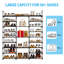 Range-chaussures 46 paires empilable