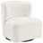 28" Wide Modern Upholstered Wing Back Swivel Barrel Chair-50377407