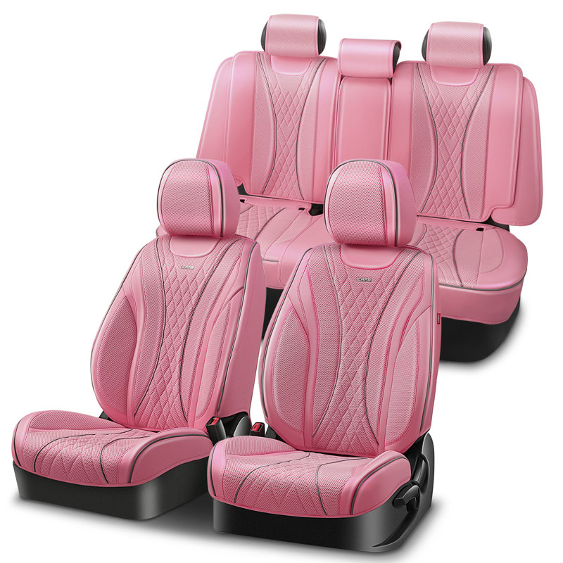 Full Set Seat Covers Universal Waterproof Leatherette For Cars Suvs Trucks Airbag Compatibility​​
