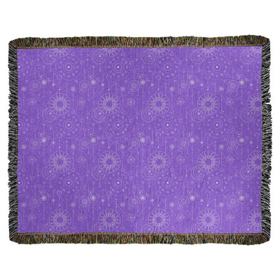 Couverture en coton tissé Katelyn Elizabeth Astrology