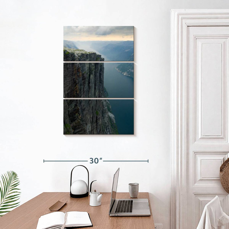 Gillard Kjerag Mountain Scene, 32" H x 20" W
