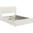 Avelle Vegan Leather Metal Platform Storage Bed with Drawers and Built-In USB Ports-866905210-871123725