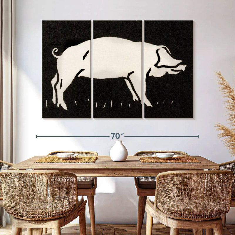 Pig 1923, 42" H x 65" W