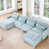 Chenille bleu ciel est en rupture de stock