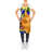 No Pattern Bib Apron