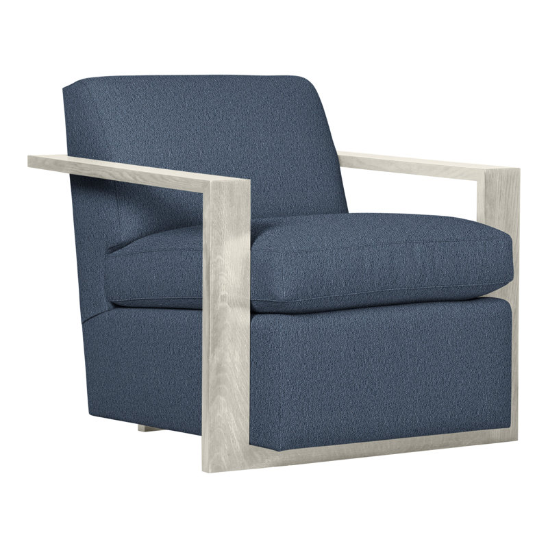 Thom Filicia Home Upholstered Armchair, Wrenn, Navada Blue