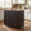 Chariot de cuisine mobile avec rangement, îlot de cuisine roulant de 39,76 po avec 2 portes