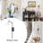 26.38 In. 1-Light Black Office Indoor Wall Sconce Light With White Shade