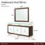 Buffet et miroir Belmont Place - Espresso