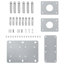 Dakota Fields 6cm W x 0cm D Fabric Cover Motorised Retractable Side Awning-1424602924