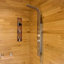 Panneau de douche moderne à double fonction en acier inoxydable