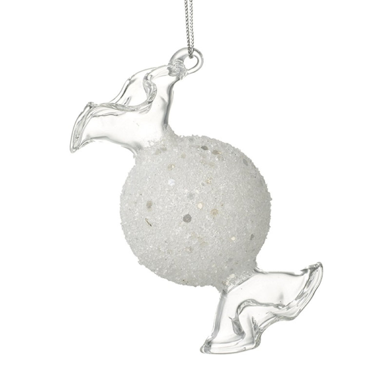 8cm Glass Hanging Figurine Ornament
