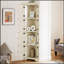 Armoire de rangement à 4 niveaux de 72 po avec 8 portes, idéale pour maximiser l'espace et organiser les articles essentiels dans n'importe quelle pièce-134534222