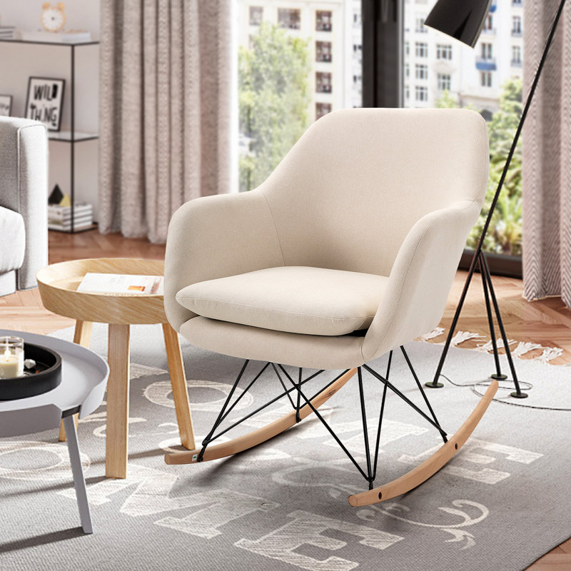 Maisy Rocking Chair, Beige