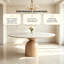 Table de salle à manger moderne en bois massif «Light Luxury»-174051036