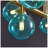 16 - Light Dimmable Blue Globe Glass Sputnik Modern Linear Chandelier-20676845