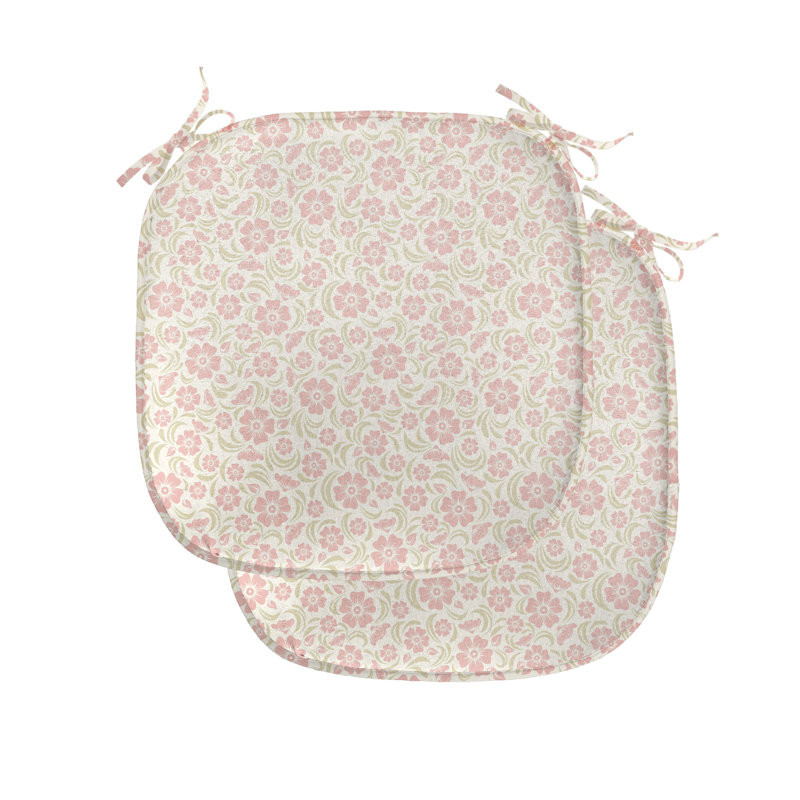 Coussin de siège rétro intérieur rétro Silar Shrub Roses