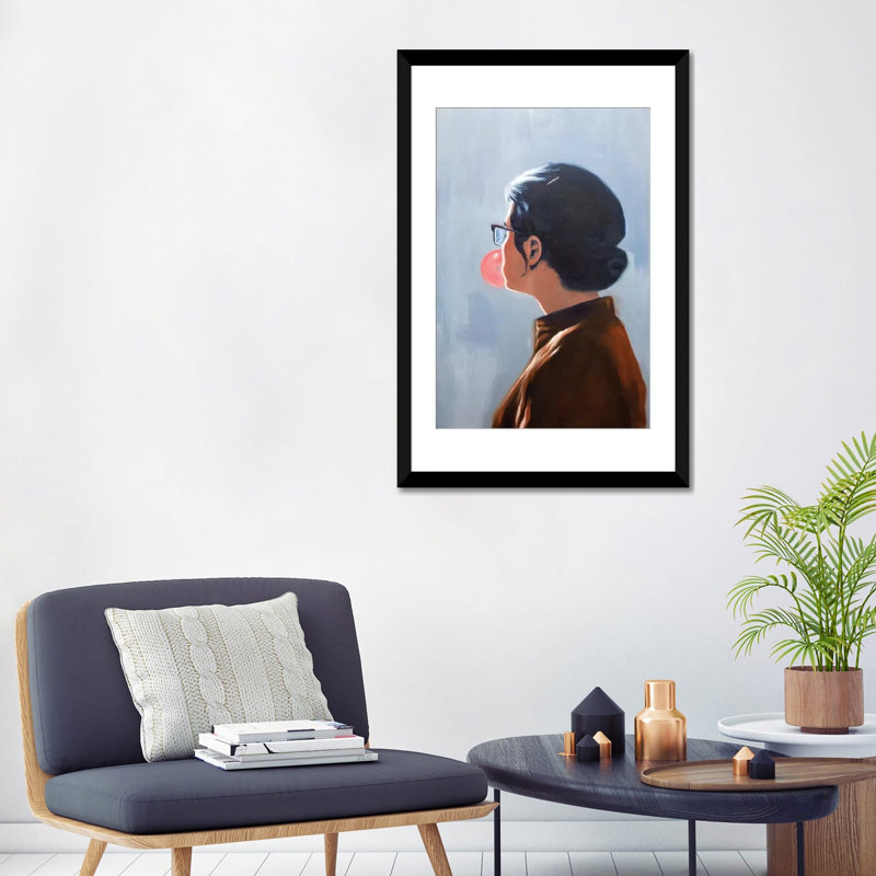 « dois-je rester ou dois-je aller ? » par alexander grahovsky, reproduction d’impression sur toile tendue, Blanc