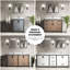 Blanc 80 po Meuble-lavabo pour salle de bain - fermeture en douceur, espace de rangement suffisant-1218614860