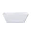 Baignoire de trempage autoportante en acrylique avec drain et trop-plein de 66 po, 78 gallons