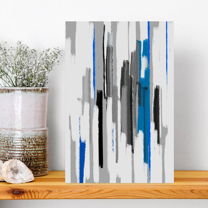 Panthère I, art mural contemporain abstrait, H 18 po x l 12 po