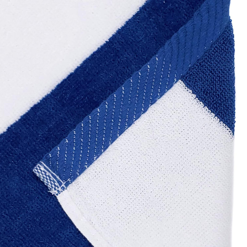 Broderie personnalisée de serviettes de plage, 100% coton, velours, rayé et surdimensionné 35 po x 70 po, Oui, Rouge