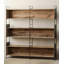 Industrial Rustic Wood and Metal Ladder Bookshelf