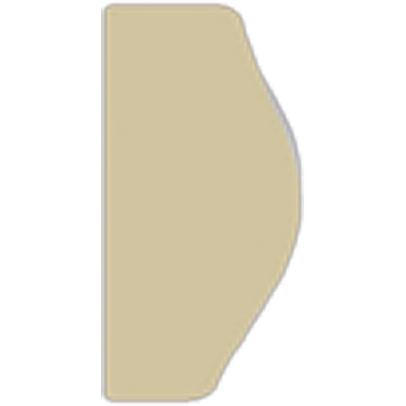 Alexandria White Urethane Rope Panel Crown Moulding, 94.5"